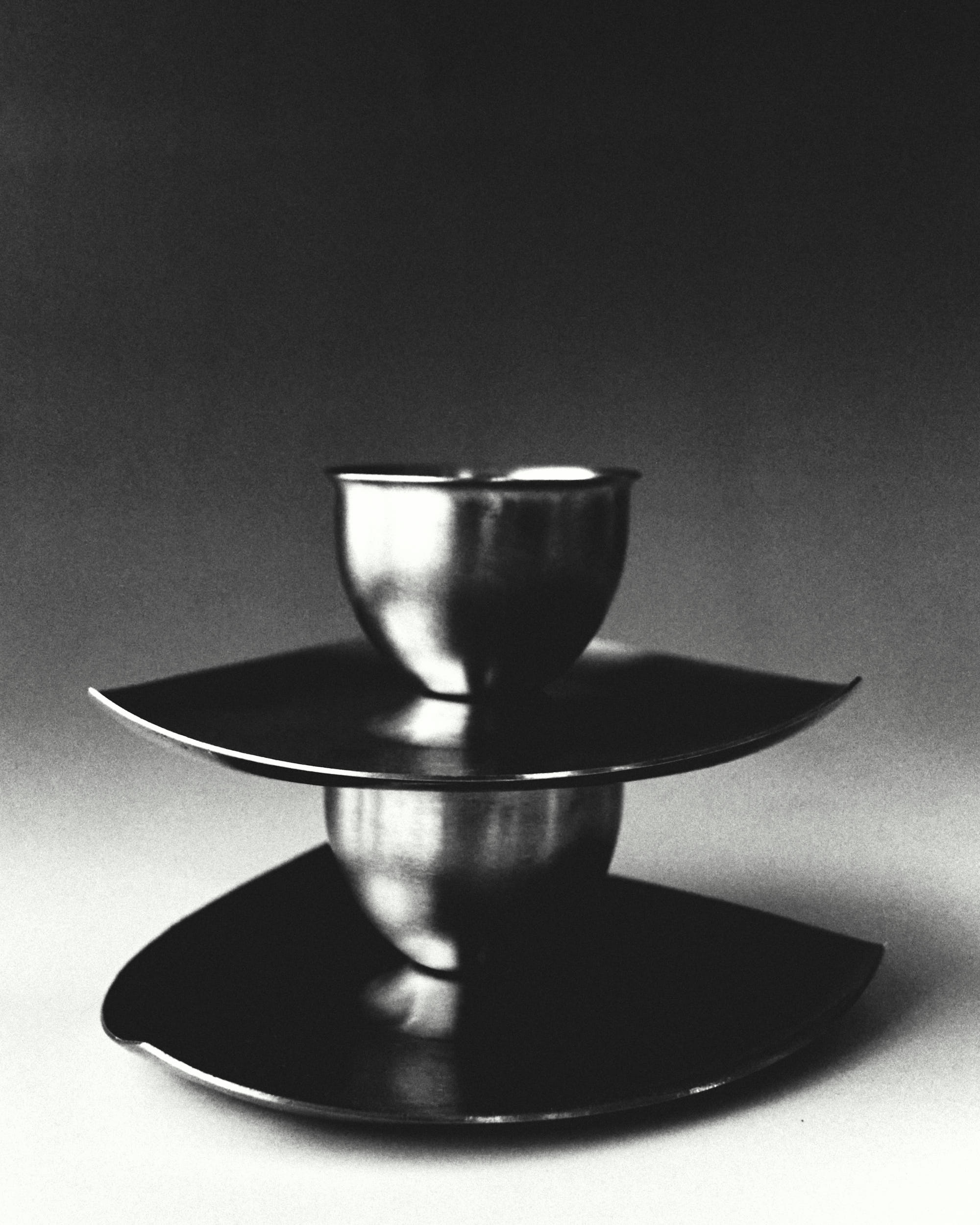 Mid-Century Stainless Steel Egg Cups