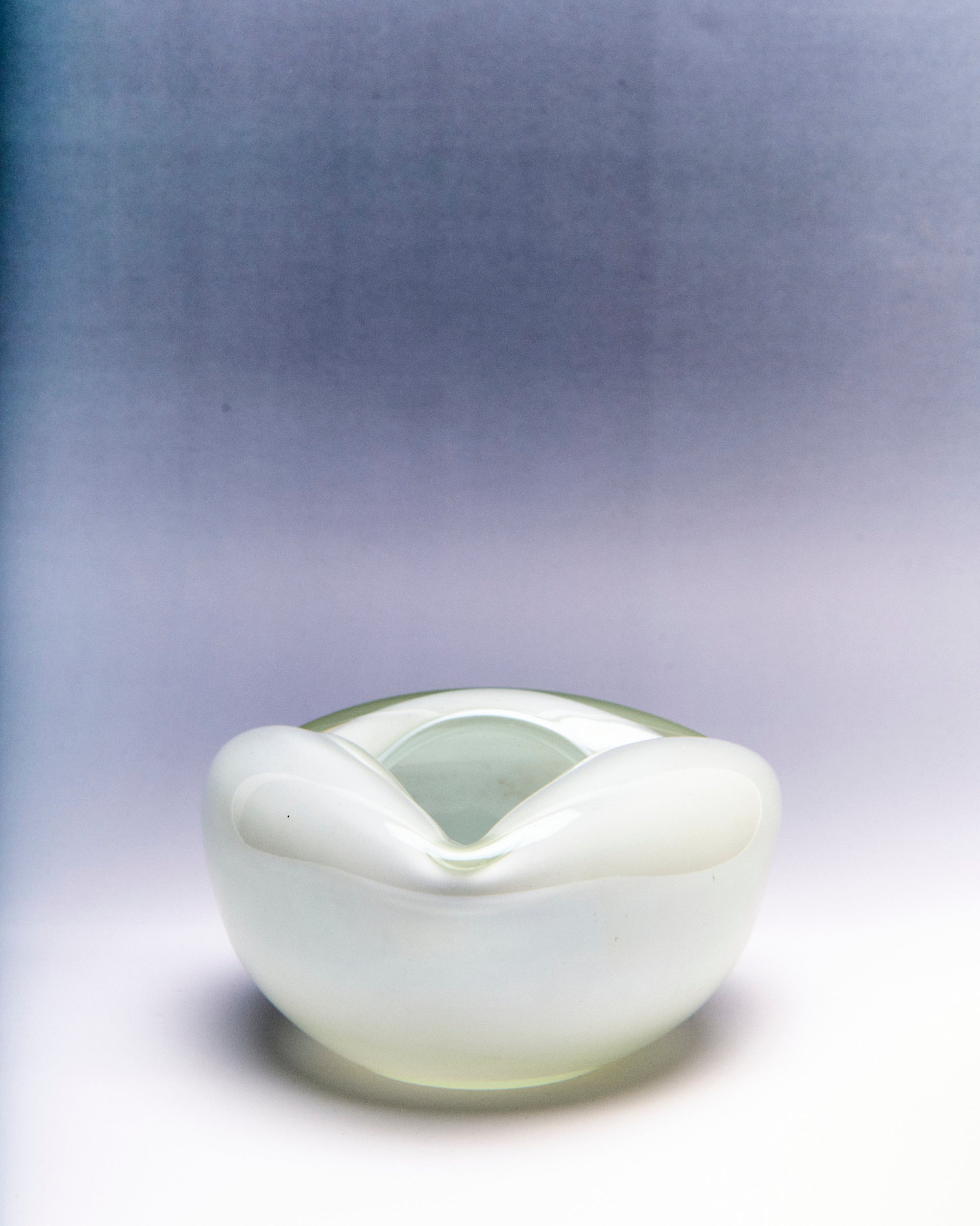 Sculptural Glass Ashtray