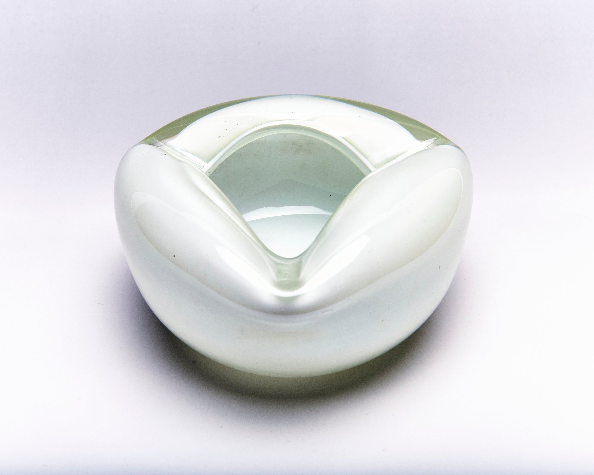 Sculptural Glass Ashtray